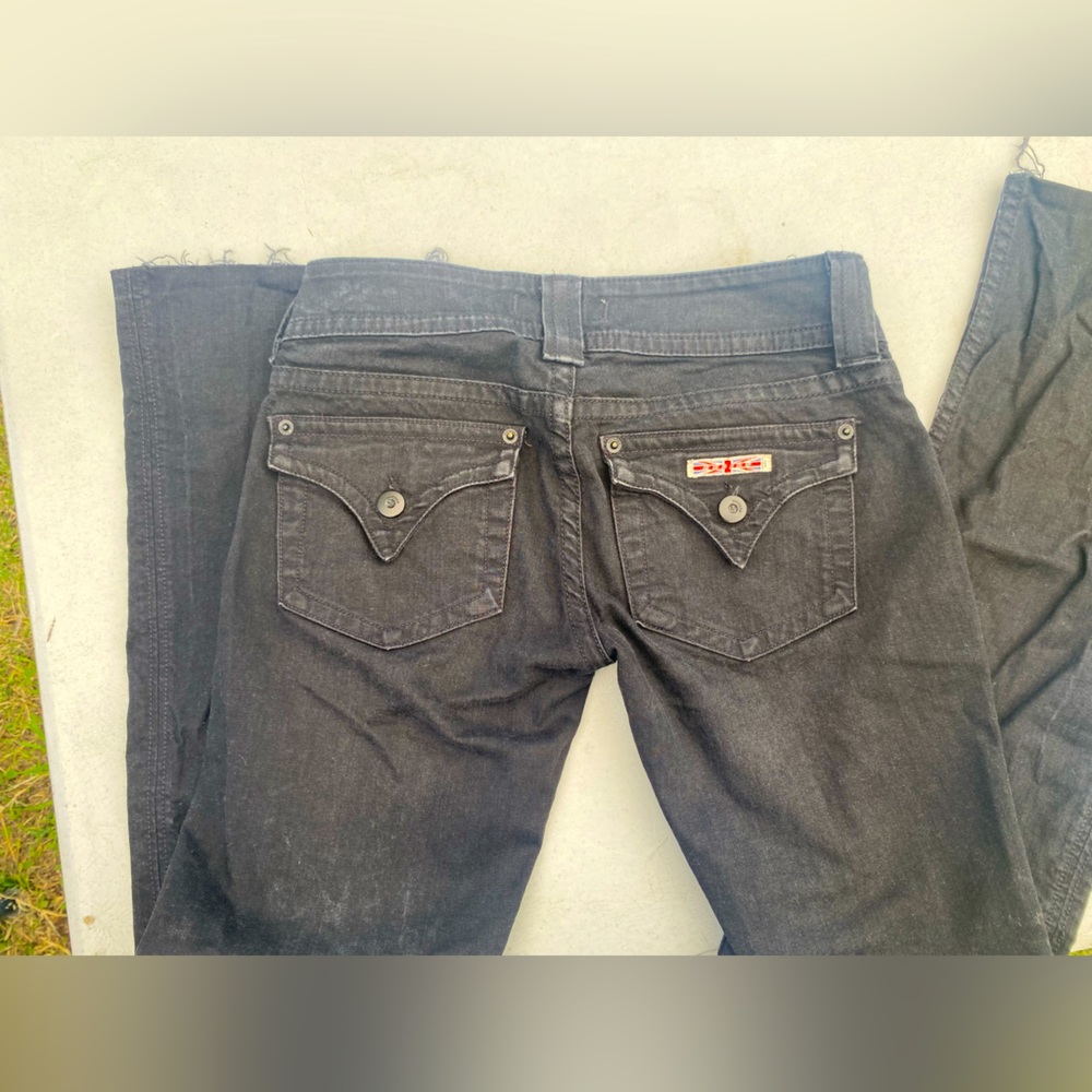 Authentic VINTAGE black HUDSON JEANS made in Los Angeles